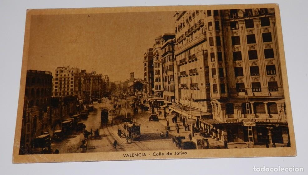 Postales: TARGETA POSTAL DE VALENCIA - CALLE J&Aacute;TIVA