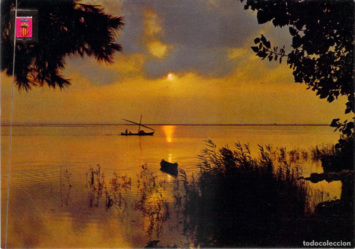 Postales: Postal de Atardecer en la Albufera de Valencia