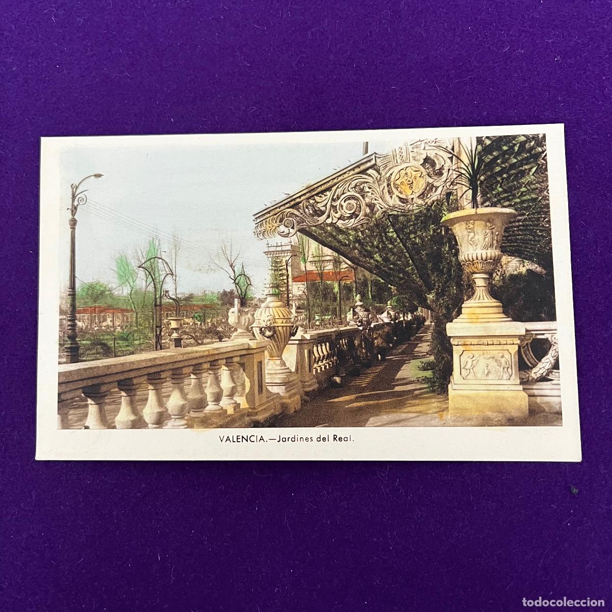 Cartes Postales: POSTAL DE VALENCIA. JARDINES DEL REAL.