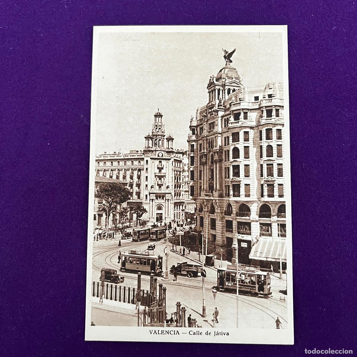 Cartes Postales: POSTAL DE VALENCIA. CALLE DE JATIVA.