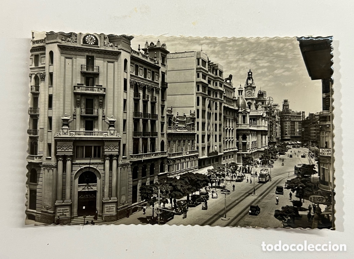 Postales: VALENCIA. Postal No.5, Avenida Marqu&eacute;s de Sotelo.. Edic., Garc&iacute;a Garrabella (h.1950?) S/C