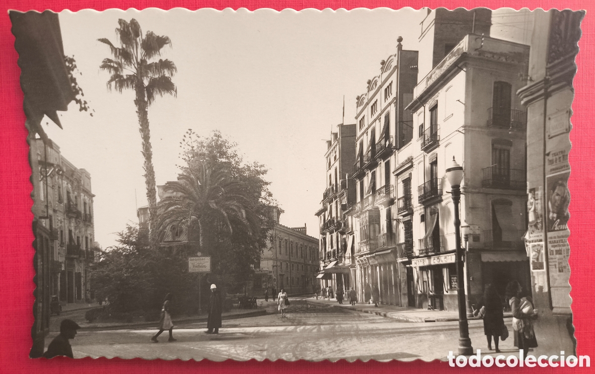 Postales: CASTELL&Oacute; PLA&Ccedil;A DE LA PAU POSTAL FOTOGR&Aacute;FICA CASTELL&Oacute;N C. 1955