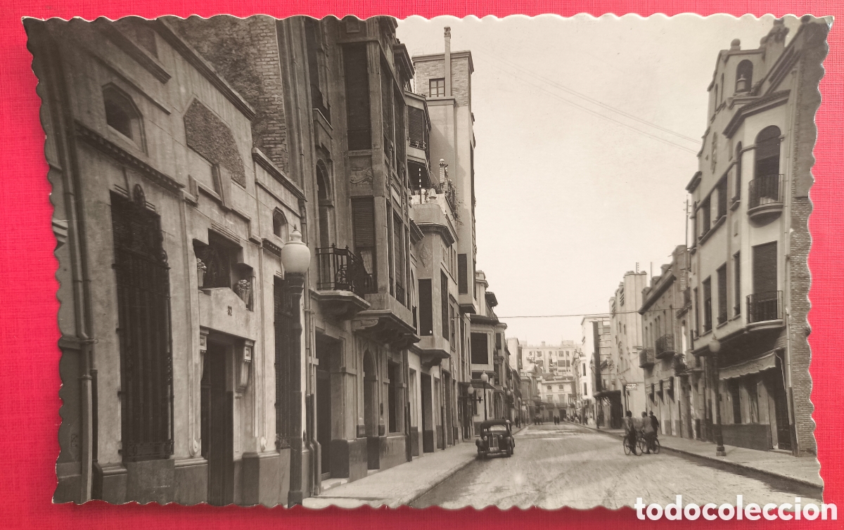 Postales: CASTELL&Oacute; CARRER ARANDA POSTAL FOTOGR&Aacute;FICA CASTELL&Oacute;N C. 1955