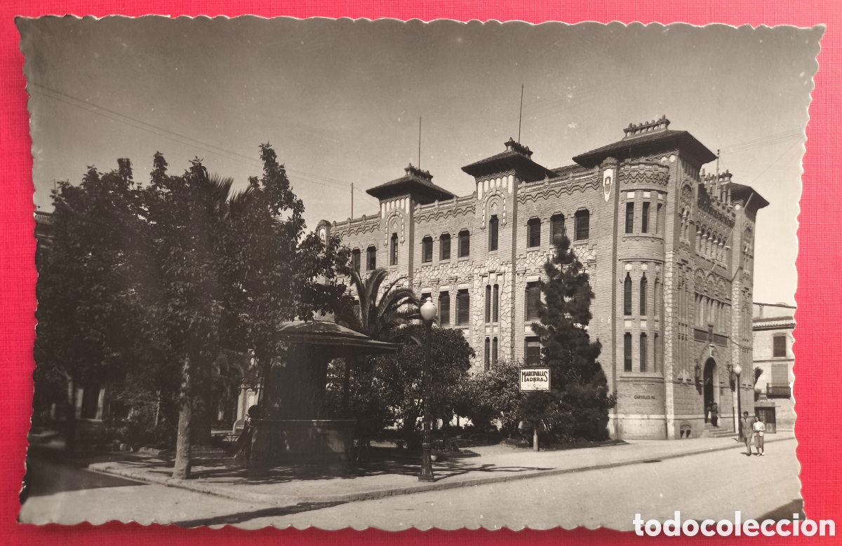 Postales: CASTELL&Oacute; PLA&Ccedil;A TETUAN POSTAL FOTOGR&Aacute;FICA CASTELL&Oacute;N C. 1955