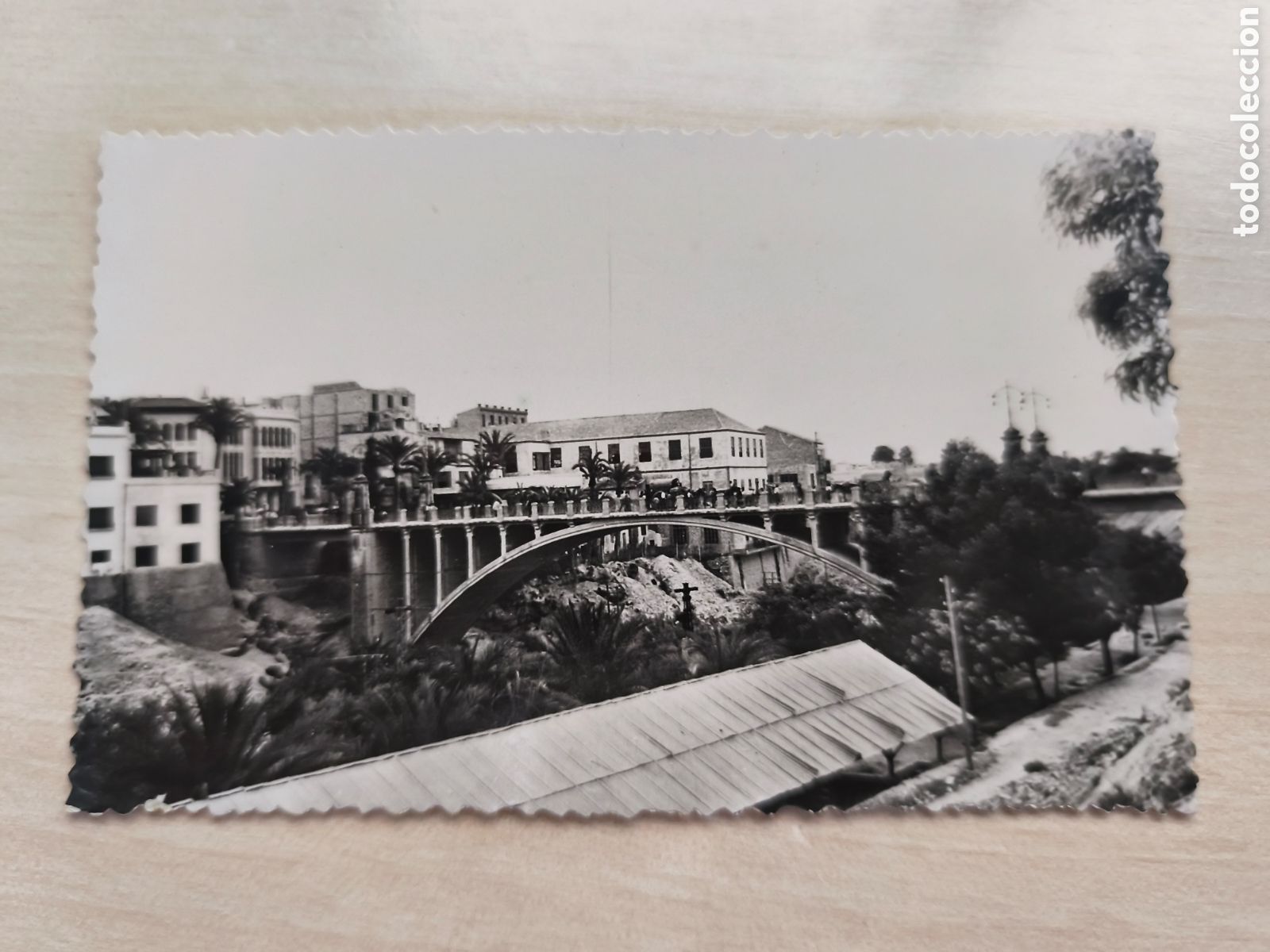 Postales: POSTAL ELCHE - Puente Nuevo (y antiguo lavadero junto al Vinalopo - Edici&oacute;n JDP num 25 Muy rara
