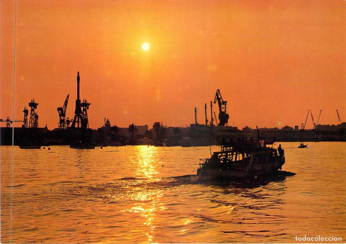 Postales: Postal Valencia Atardecer en el Grao Costa del Azahar