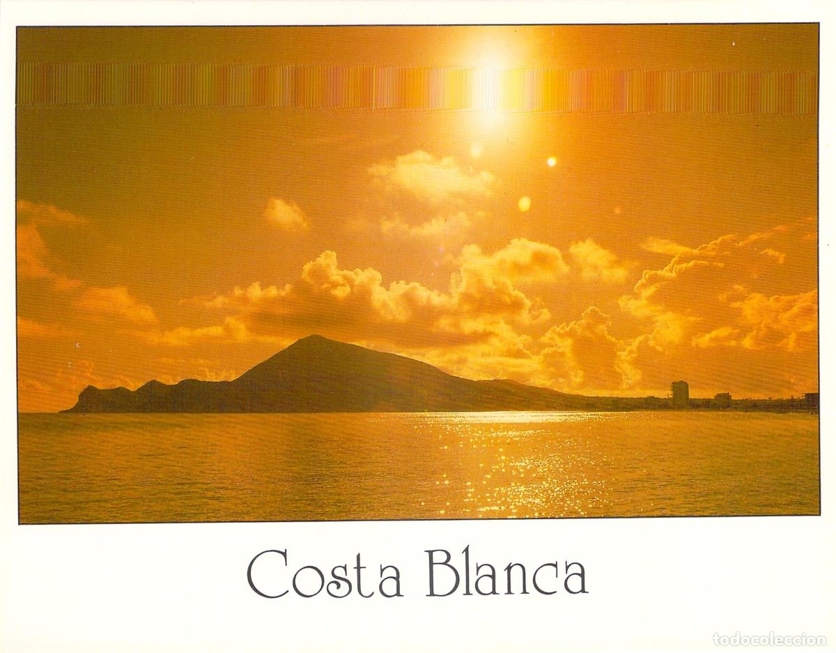 Postales: Postal de Costa Blanca Atardecer sobre el Mar en Benidorm