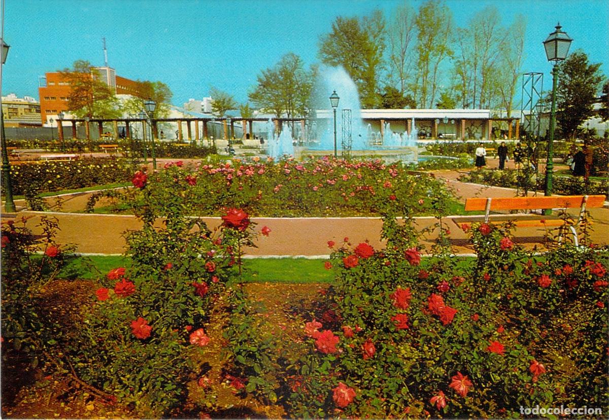 Postales: Postal de Valencia - Jardines del Real con Rosaleda y Fuente