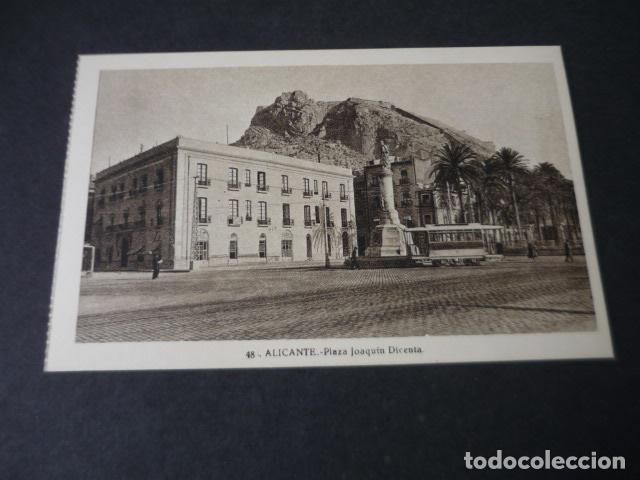 Postcards: ALICANTE PLAZA JOAQUIN DICENTA
