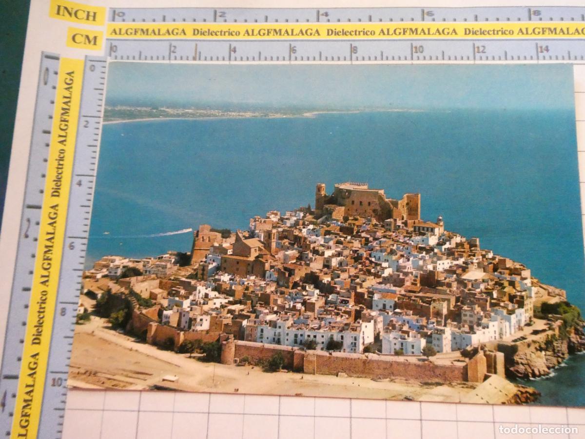 Postales: POSTAL DE CASTELL&Oacute;N. A&Ntilde;O 1962. PE&Ntilde;&Iacute;SCOLA VISTA GENERAL 16301 TAF. 2790