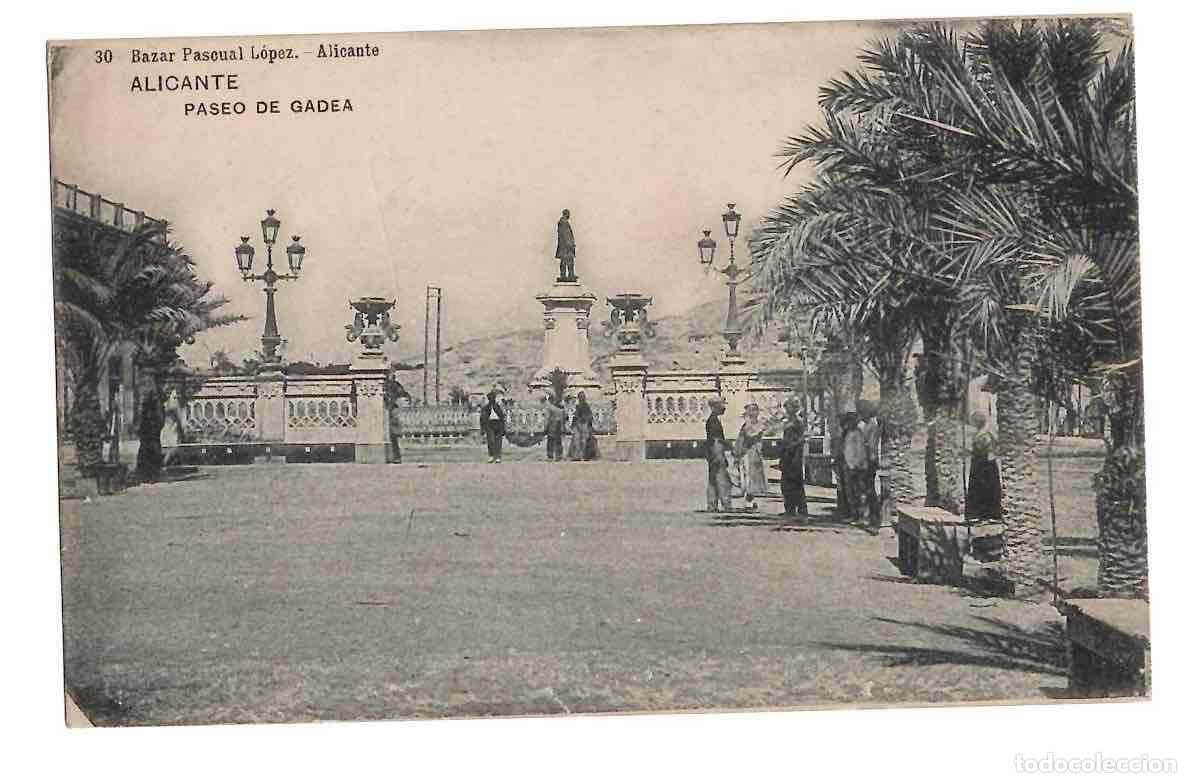 Postales: TARJETA POSTAL ALICANTE. EL CASINO Y LA ESPLANADA. FOTOTIPIA THOMAS 1919