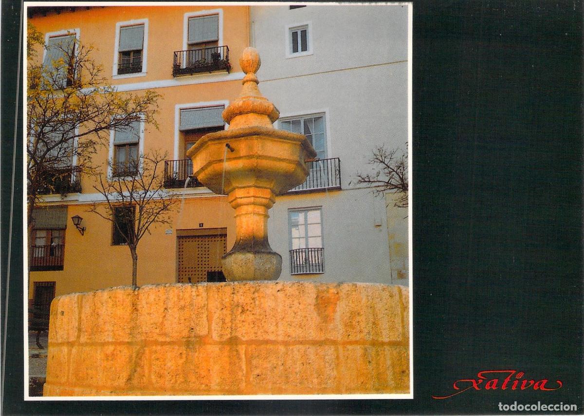 Postales: Postal de X&agrave;tiva - Pla&ccedil;a d'Alexandre VI y Fuente