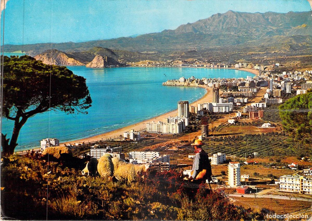 Postales: Postal Panor&aacute;mica de Benidorm con Pastor y Ovejas
