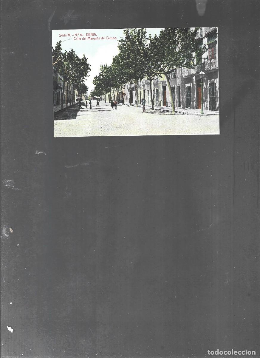 Cartes Postales: POSTAL DENIA calle del marques de Campo, sin escribir ni circular Thomas SERIE A n&ordm; 4