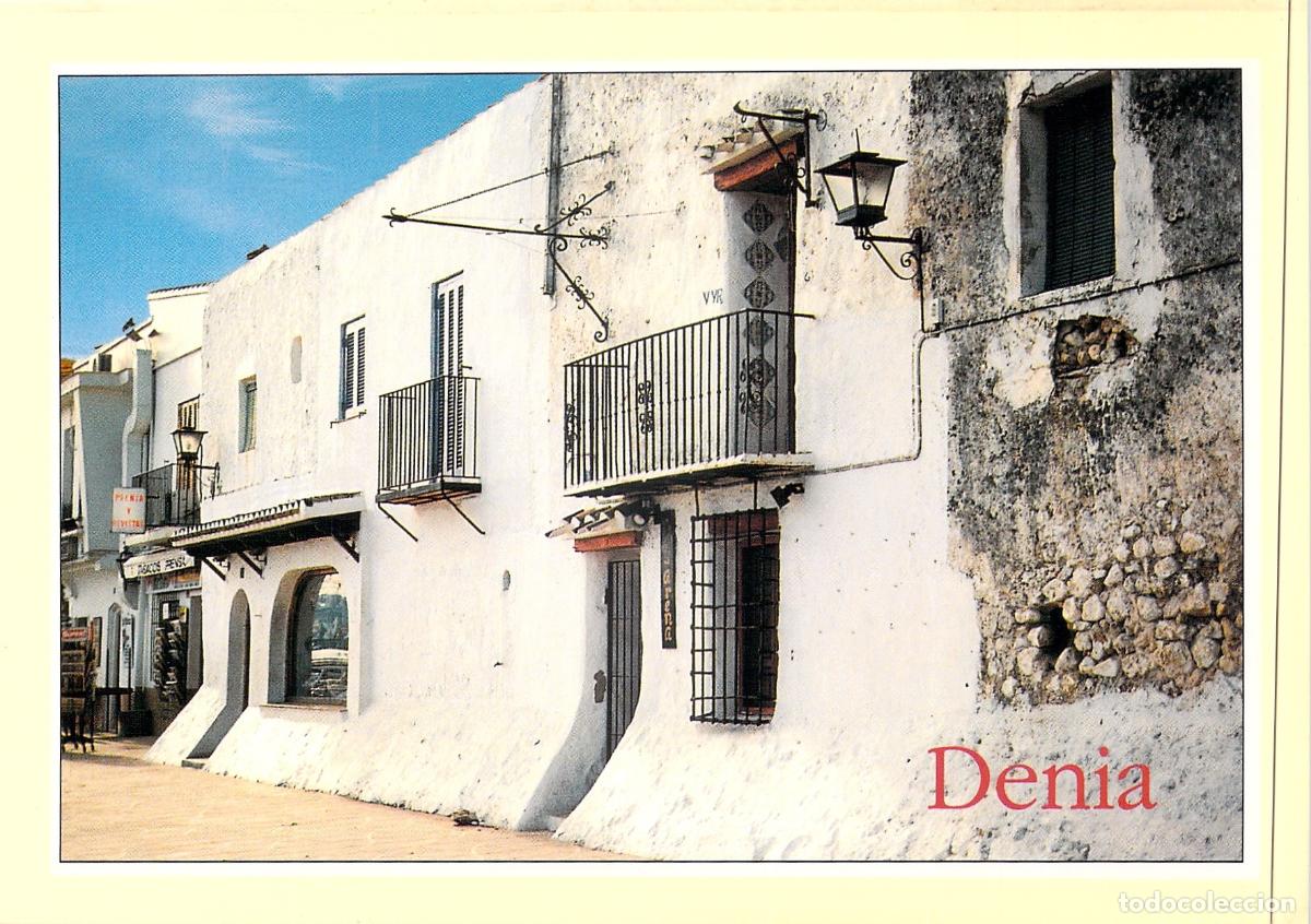 Postales: Postal de Denia Alicante Arquitectura Mediterr&aacute;nea