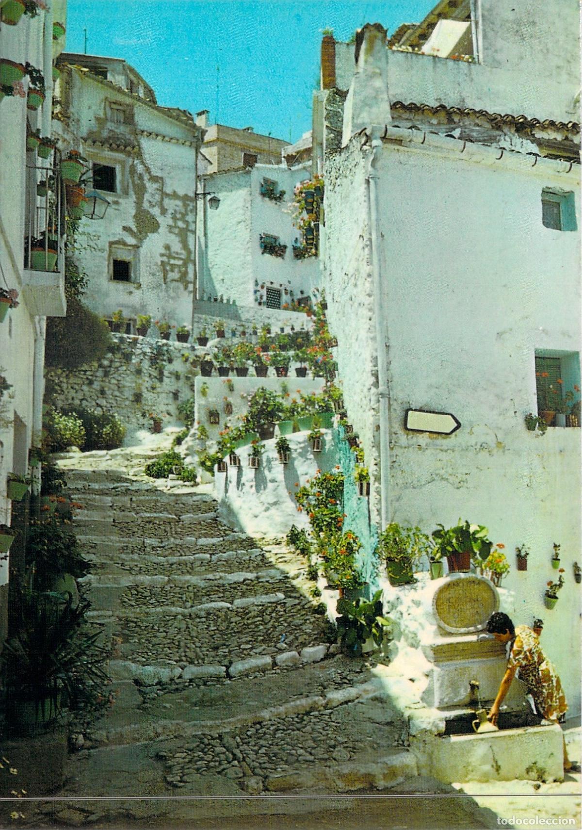 Postales: Postal de Bocairente, Valencia - Barrio Medieval y Carrer de les Boltes
