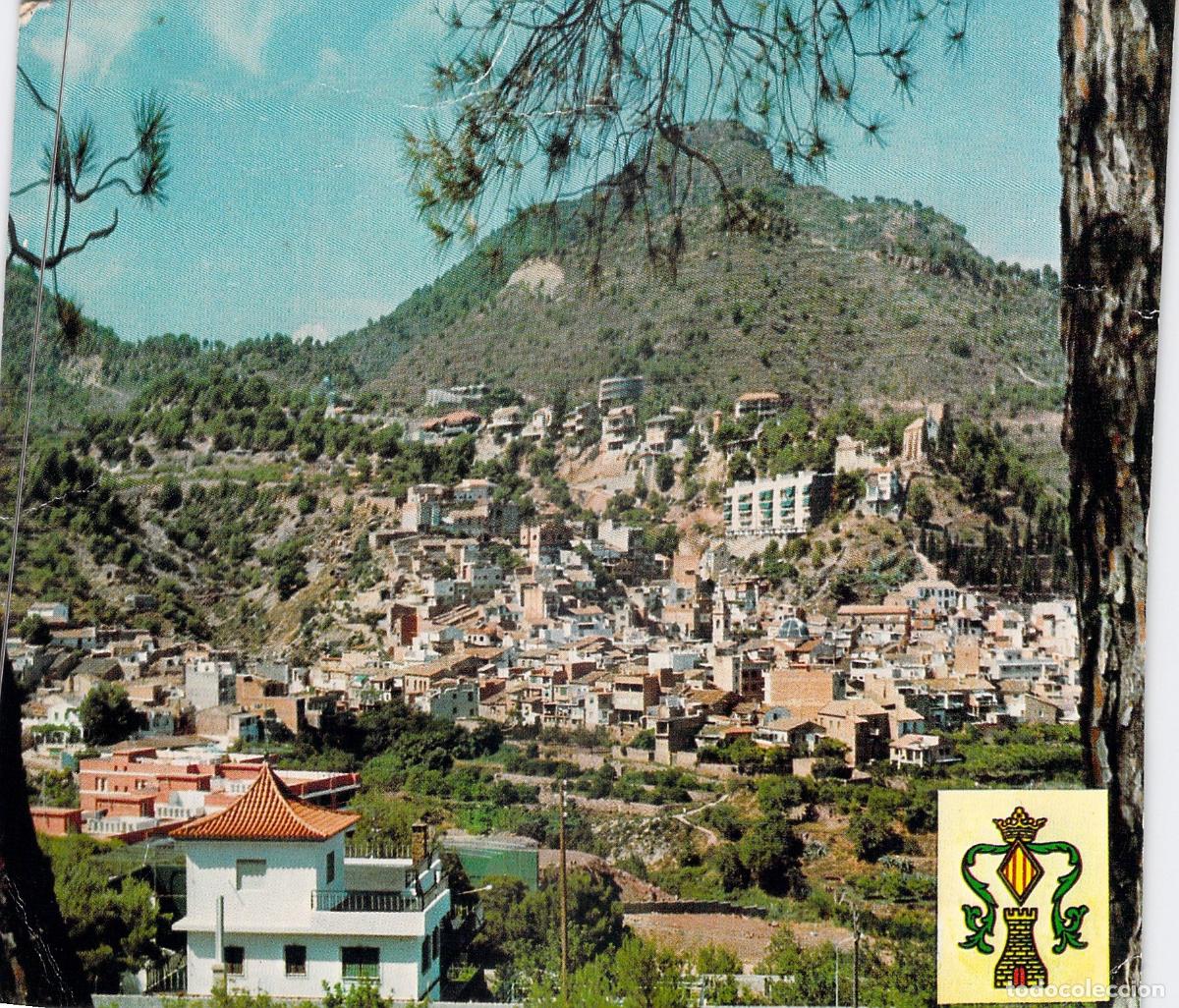 Postales: Postal de Serra, Valencia - Vista Parcial del Pueblo y Monta&ntilde;a