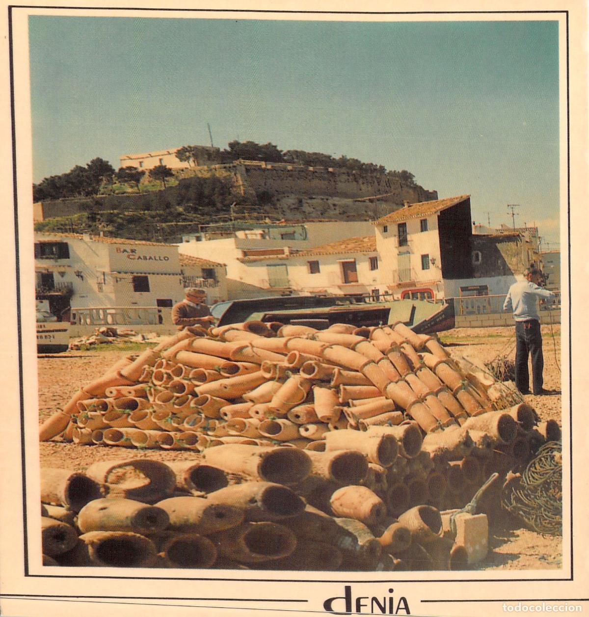 Postales: Postal de Denia: Barrio de Pescadores y Castillo