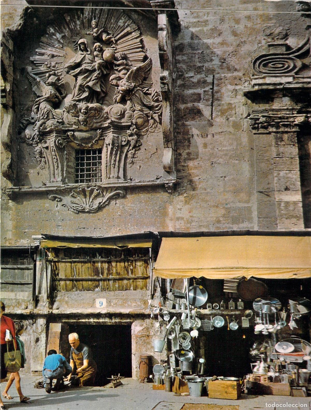 Postales: Postal del Mercado Central de Valencia y Fachada Hist&oacute;rica