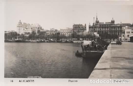 Postales: ALICANTE SIN ESCRIBIR PUERTO
