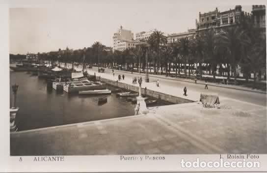Postales: ALICANTE SIN ESCRIBIR PUERTO
