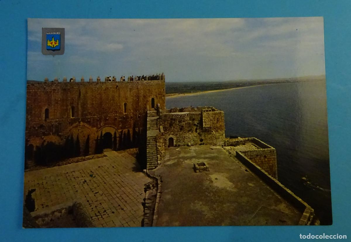 Postales: POSTAL PATIO DE ARMAS. CASTILLO DE PE&Ntilde;&Iacute;SCOLA. COMAS ALDEA N&ordm; 1