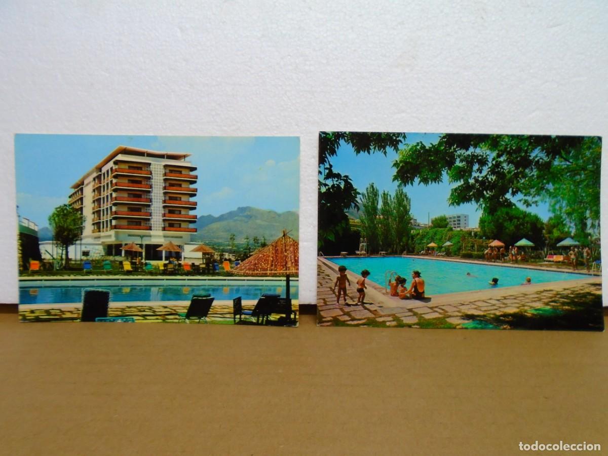 Postales: ALFAZ DEL PI(ALICANTE)POSTALES CIRCULADAS 1965-76.RESIDENCIA EMPLEADOS BANCO DE VIZCAYA.