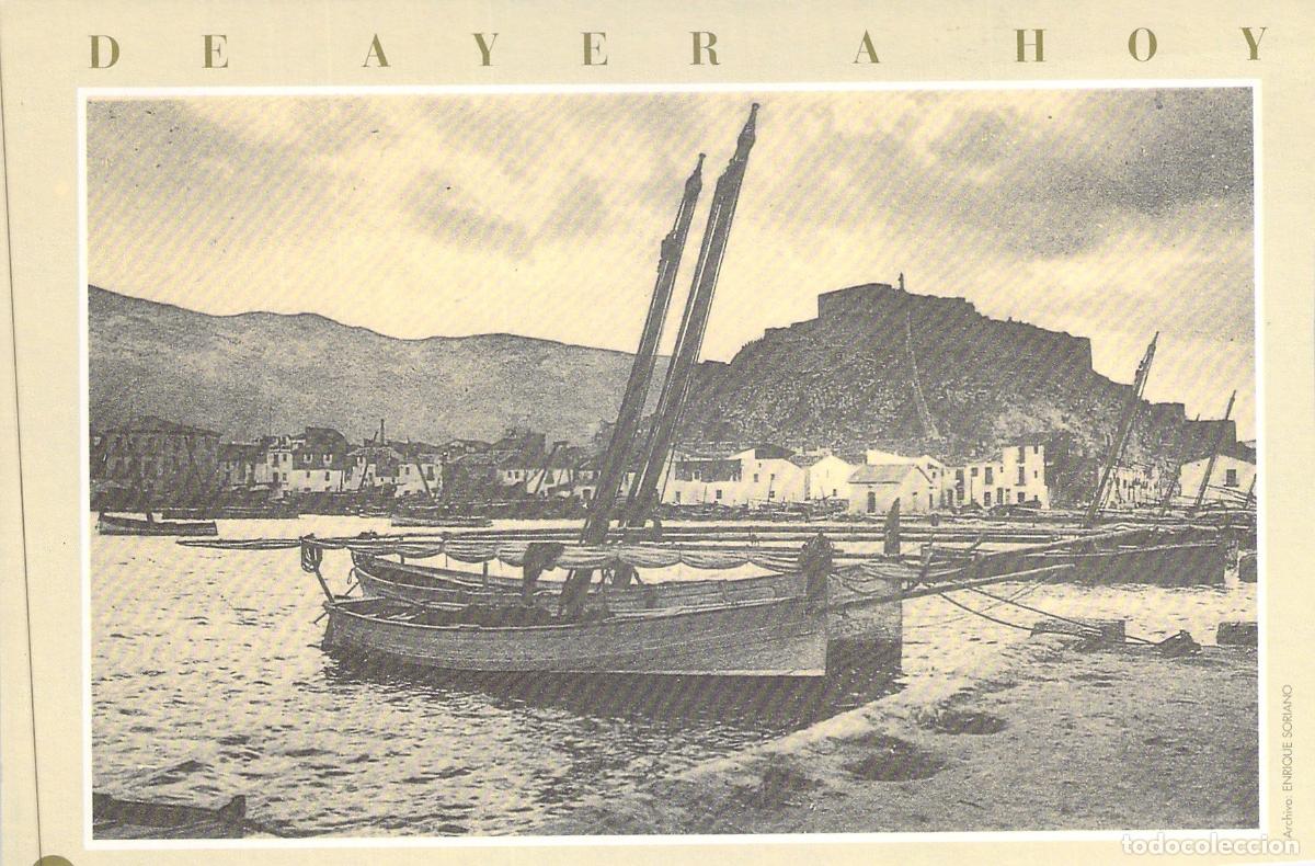 Postales: Postal de Cullera: Barcos de Pesca y Castillo, Serie Las Provincias