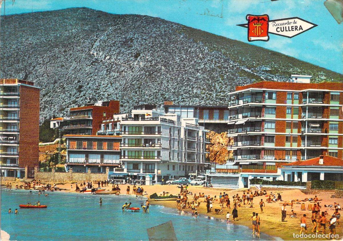 Postales: Postal de Cullera - Playa del Faro y Edificios de Apartamentos