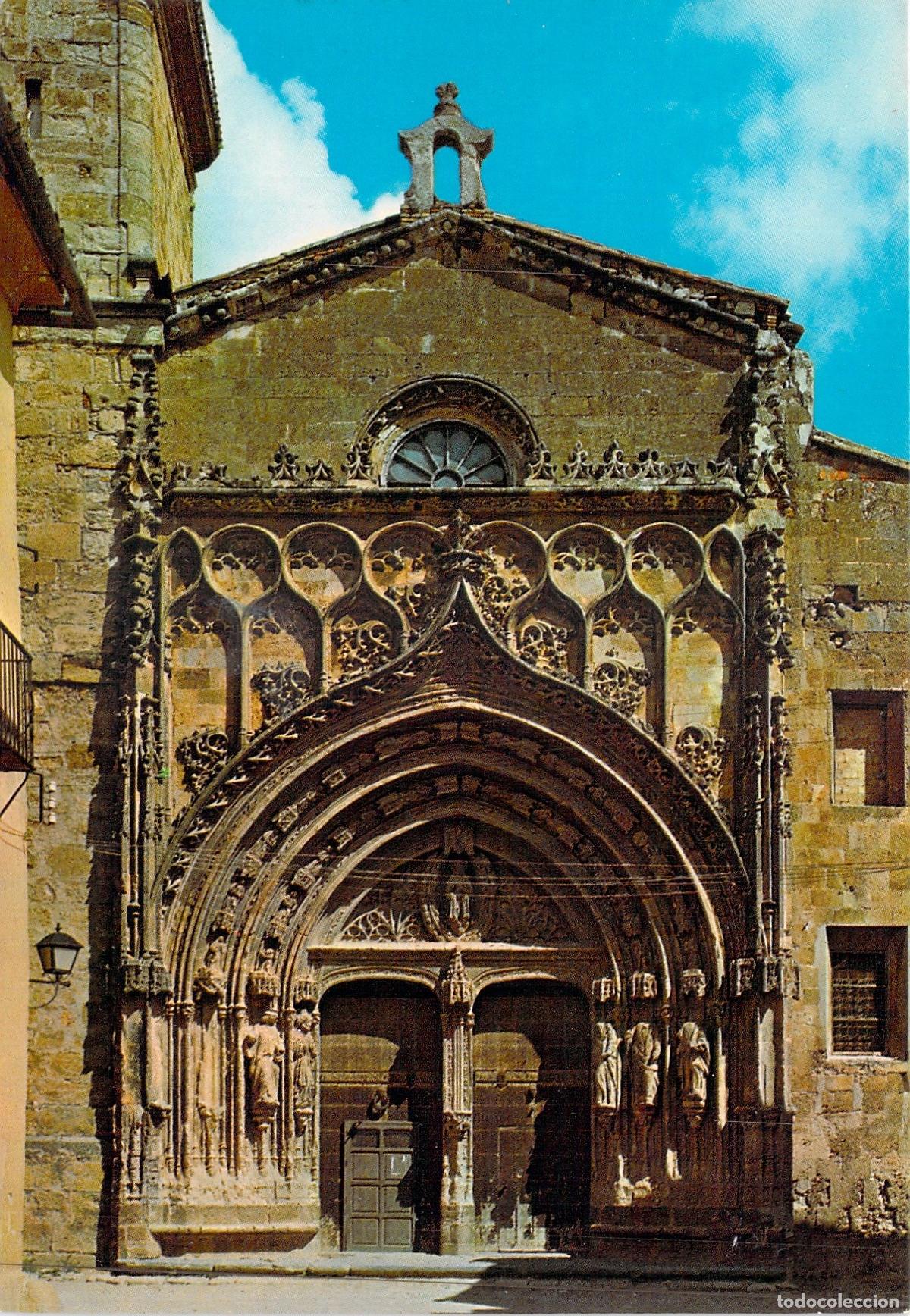 Postales: Postal de la Portada Arciprestral del Salvador en Requena, Valencia