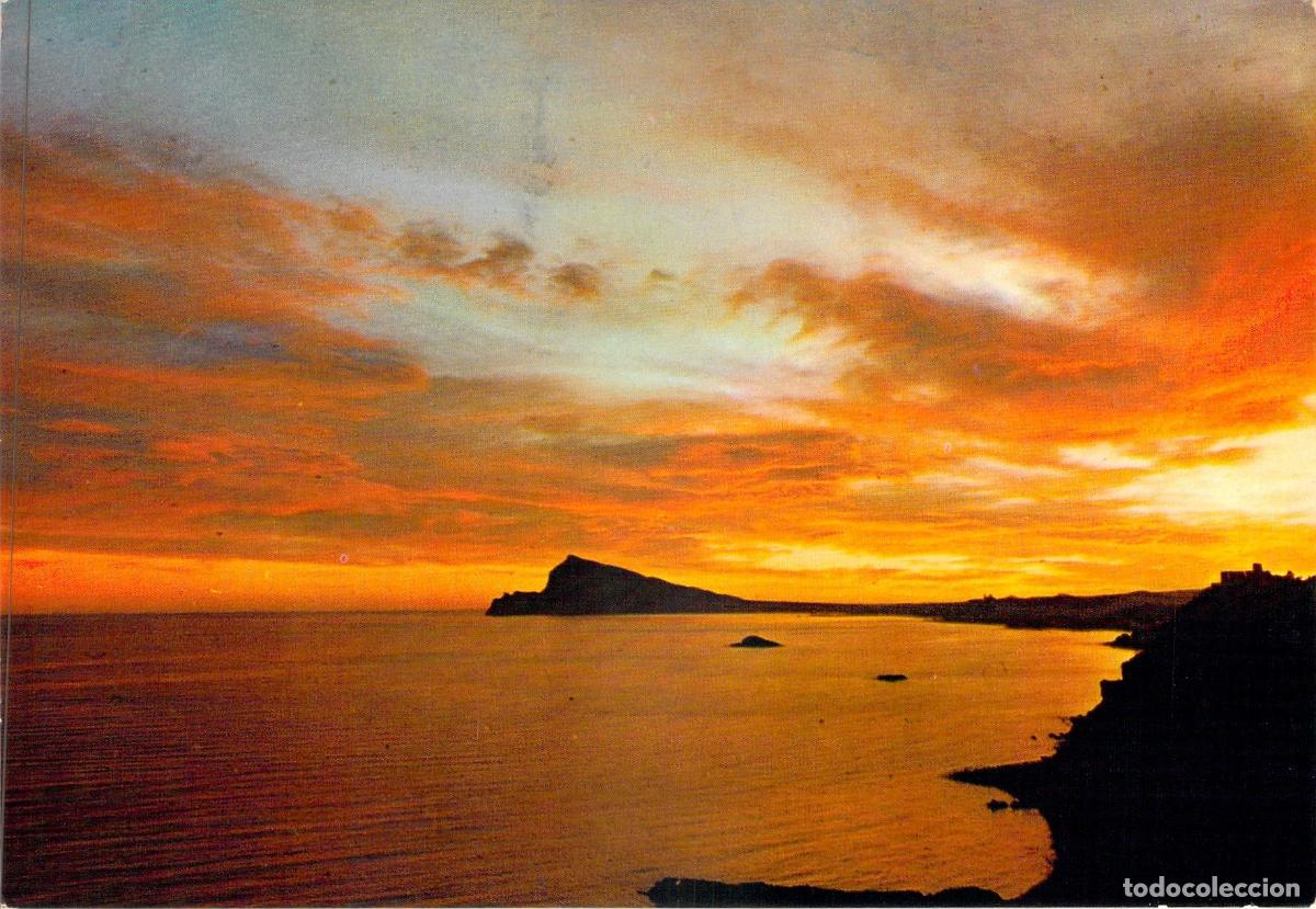 Postales: Postal Atardecer en la Costa Blanca, Alicante, Pe&ntilde;&oacute;n de Ifach