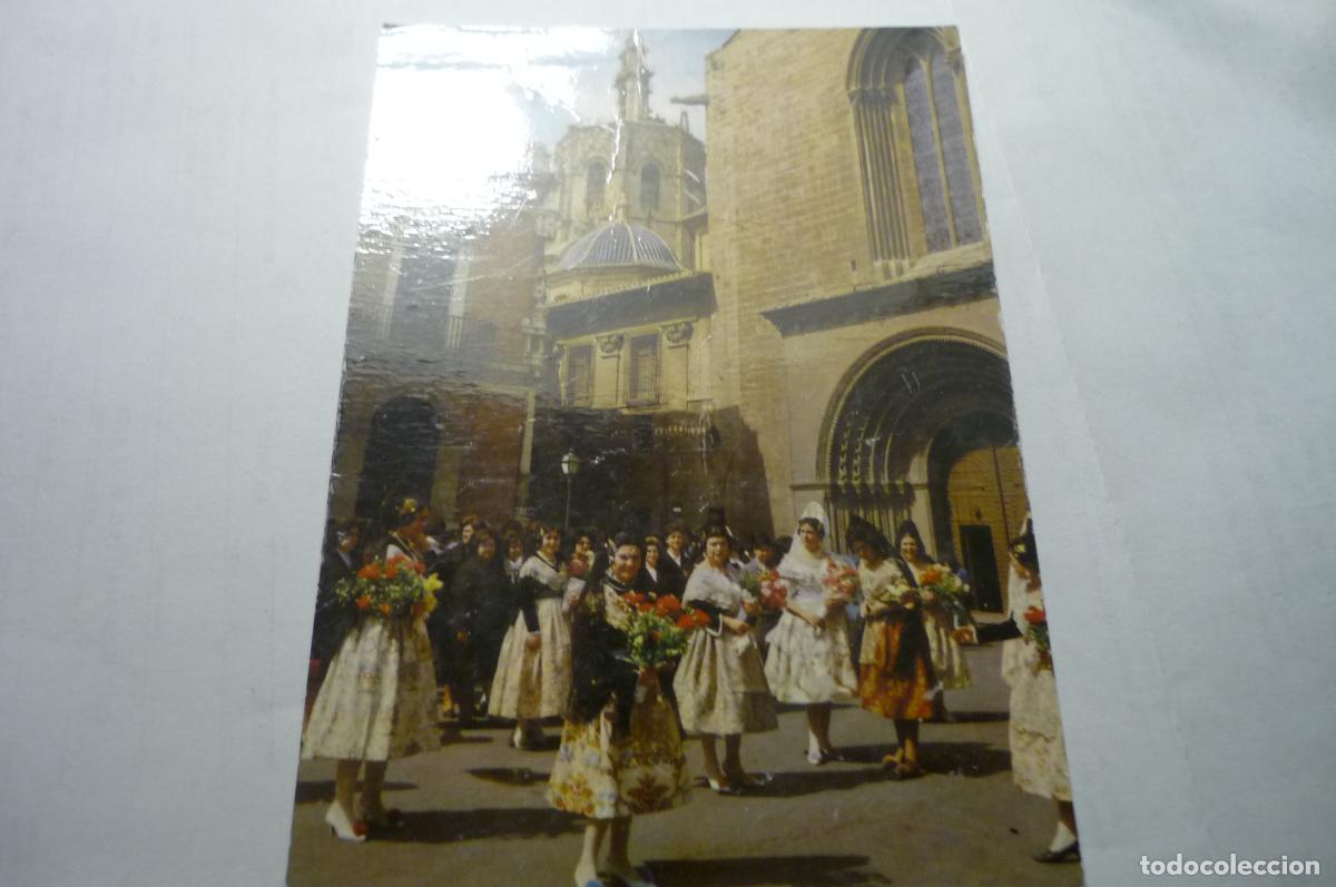 Postales: postal valencia puerta liria fallas escrita