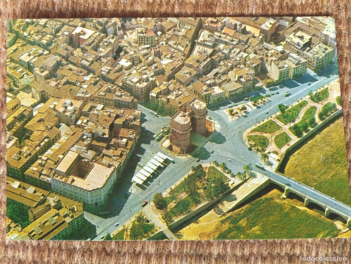 Postales: VALENCIA - TORRES DE SERRANOS - VISTA AEREA - ED. AEROPOST