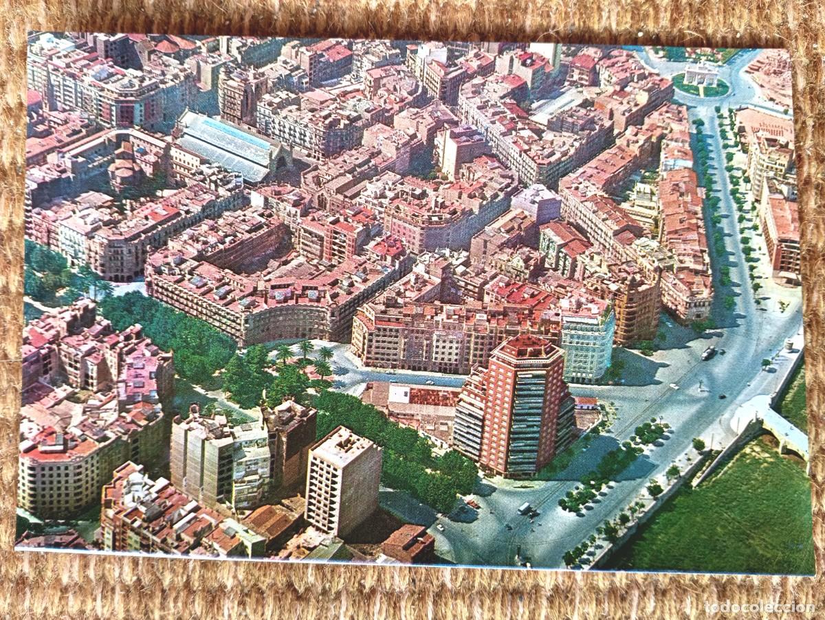 Postales: VALENCIA - PLAZA DE CANOVAS - VISTA AEREA - ED. AEROPOST