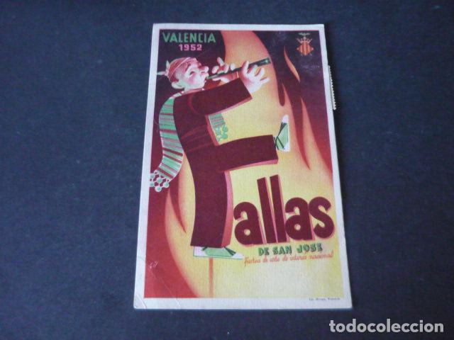 Postales: VALENCIA FALLAS 1952 POSTAL - Foto 1