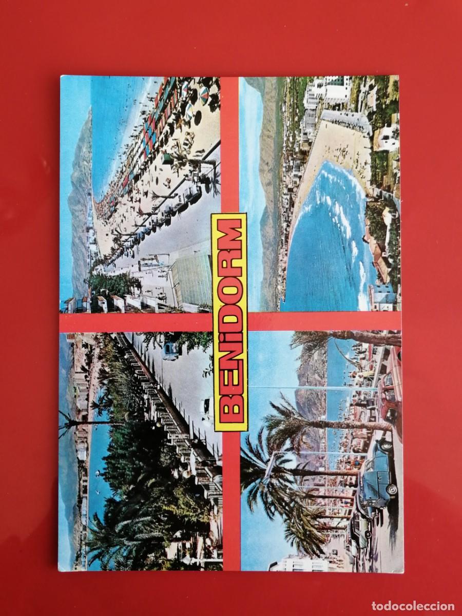 Postales: POSTAL 18522 ESCRITA-GALIANA 24 BENIDORM ALACANT PLAYAS LEVANTE Y PONIENTE