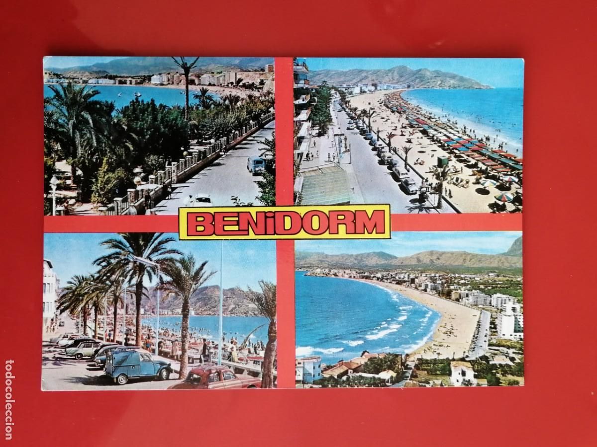 Postales: POSTAL 18522 ESCRITA-GALIANA 24 BENIDORM ALACANT PLAYAS LEVANTE Y PONIENTE