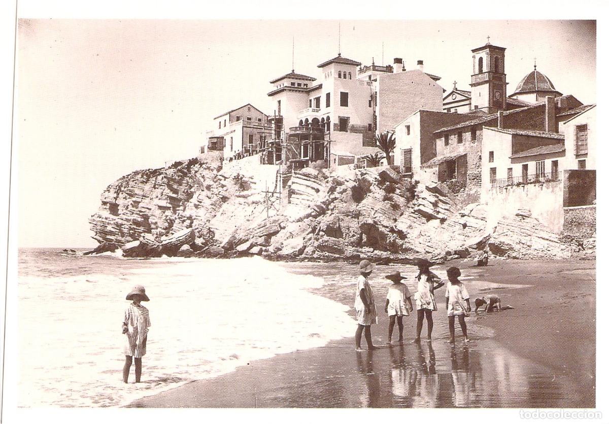 Postales: Postal de Benidorm: Paisaje de la Costa y Casco Antiguo