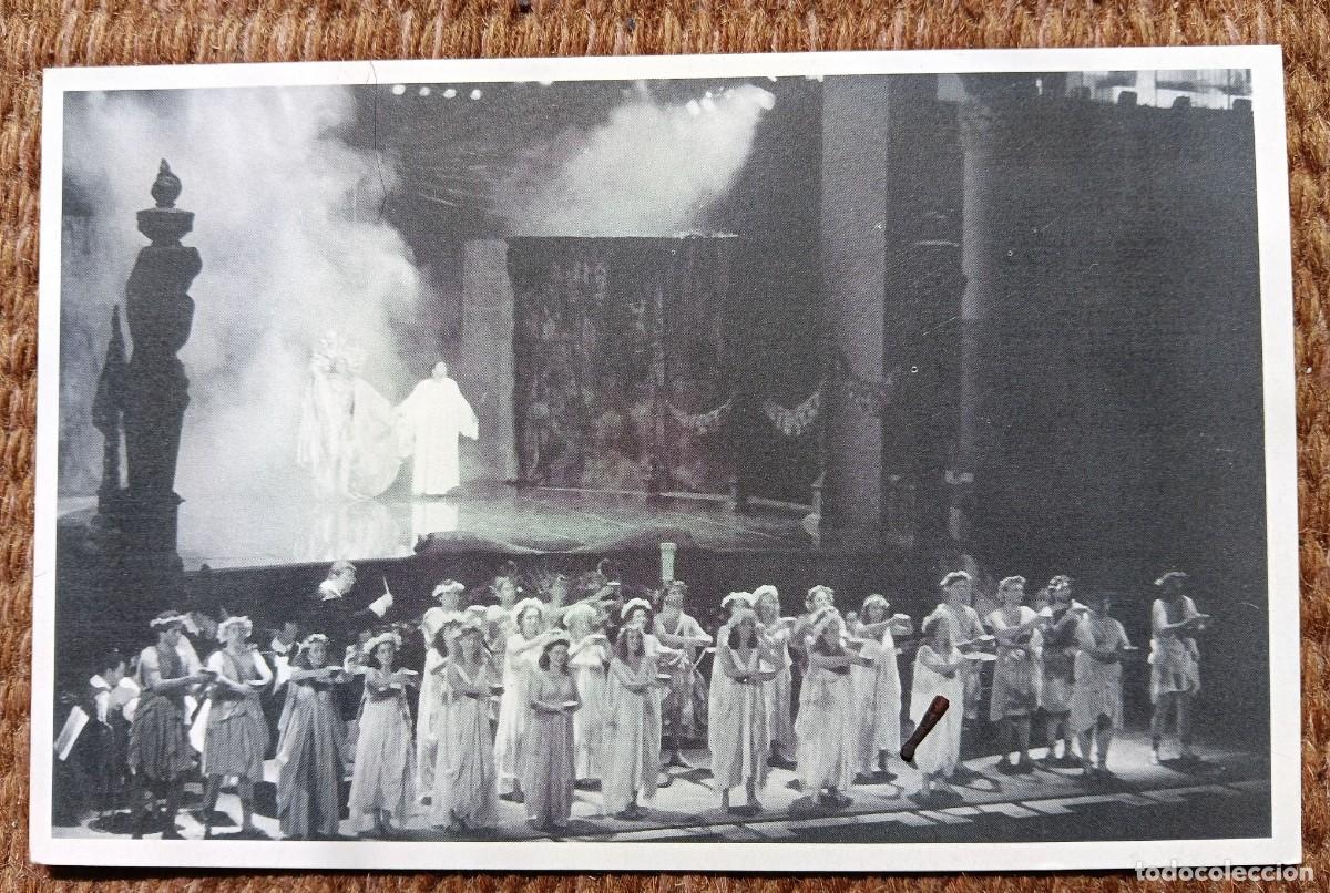 Postales: SAGUNTO - OPERA EN EL TEATRO ROMANO - PROGRAMA POLITICO DEL PSOE