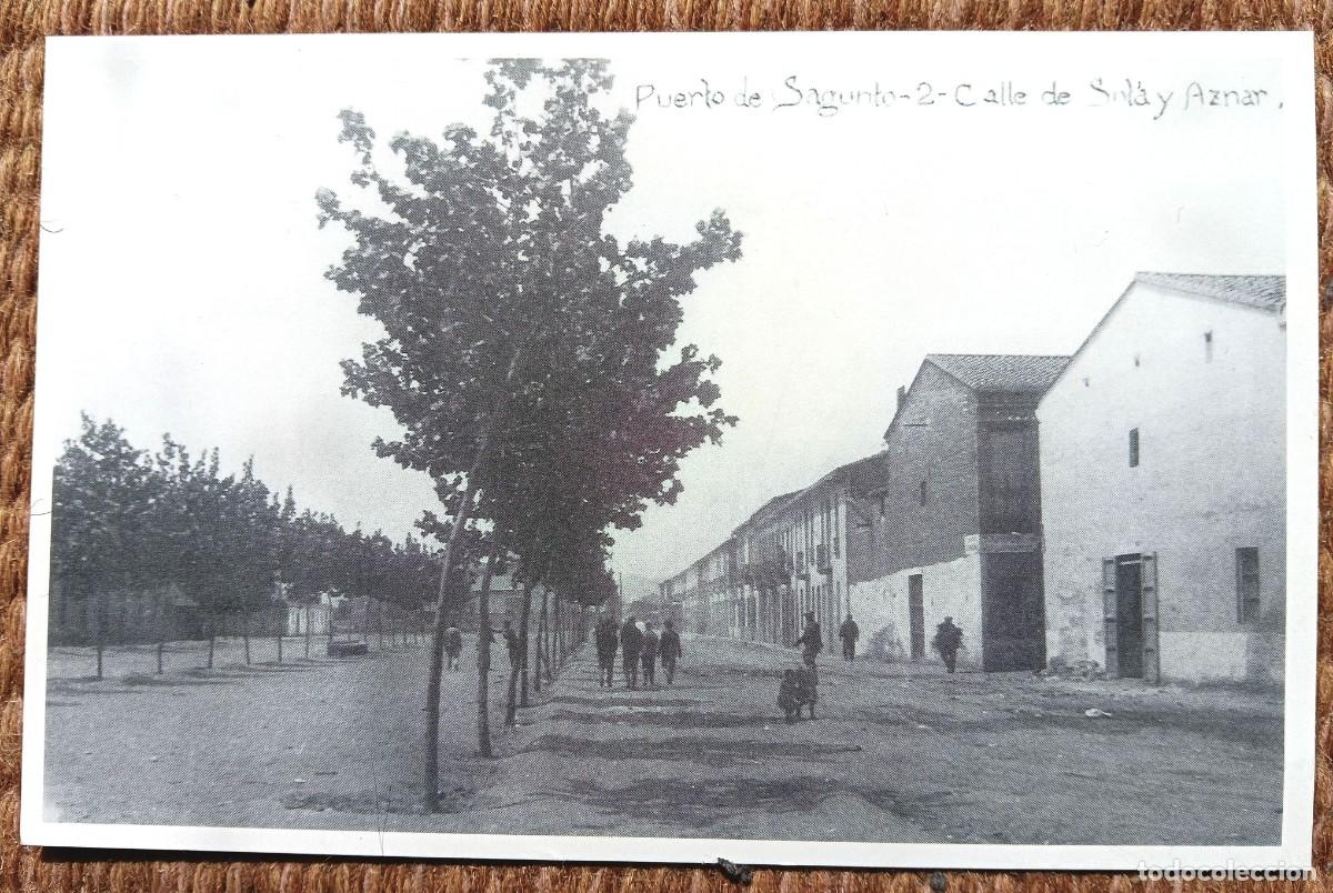 Postales: SAGUNTO - CALLE SOTA AZNAR - PROGRAMA POLITICO DEL PSOE