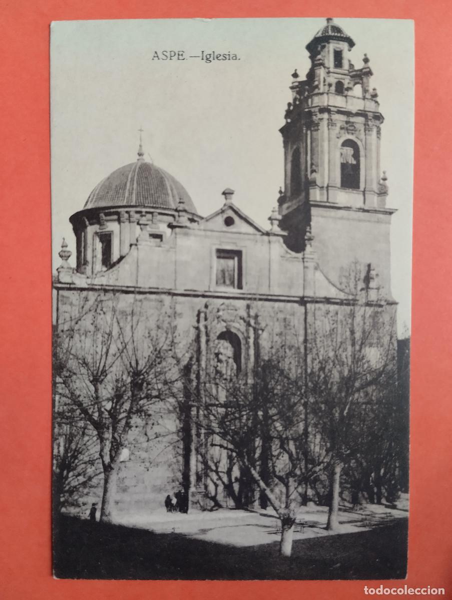 Postales: ASPE ALICANTE IGLESIA
