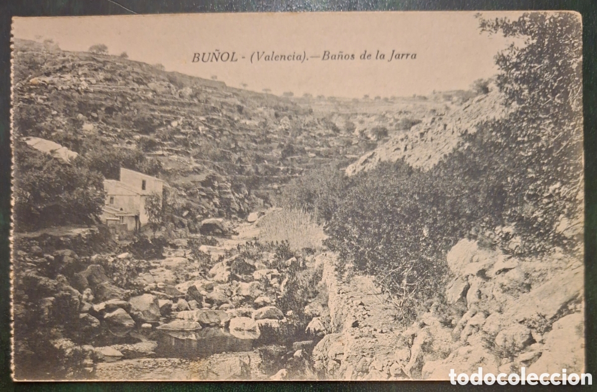 Postales: BU&Ntilde;OL. VALENCIA. BA&Ntilde;OS DE LA JARRA. EDICI&Oacute;N DE 1919.