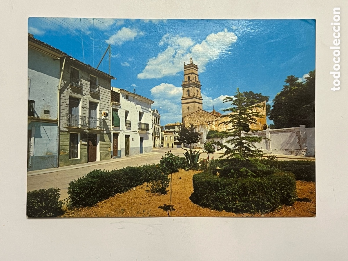Postales: CAUDETE DE LAS FUENTES (Valencia) Postal No.1, Plaza de Correos., Edic. JDP (h.1960?) S/C