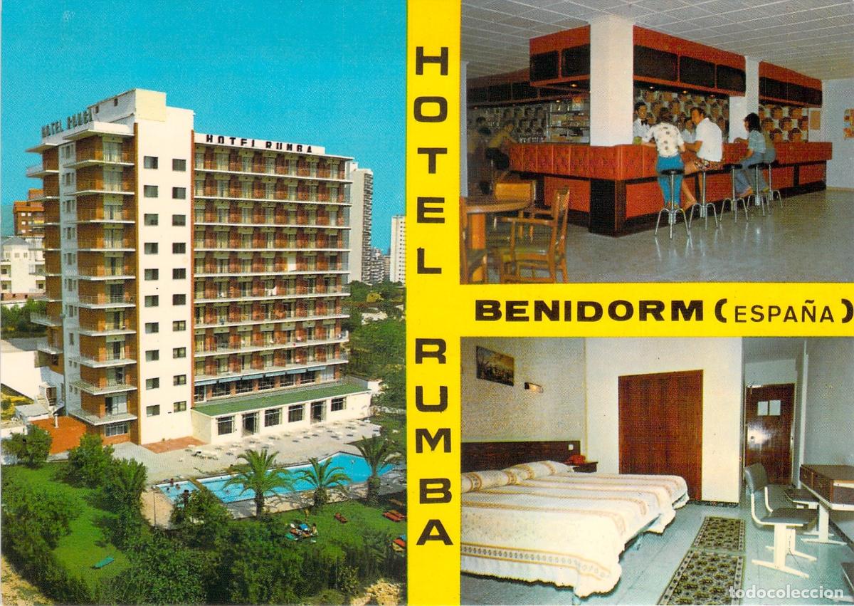 Postales: Postal Hotel Rumba en Benidorm, Alicante - Vistas Exterior e Interior