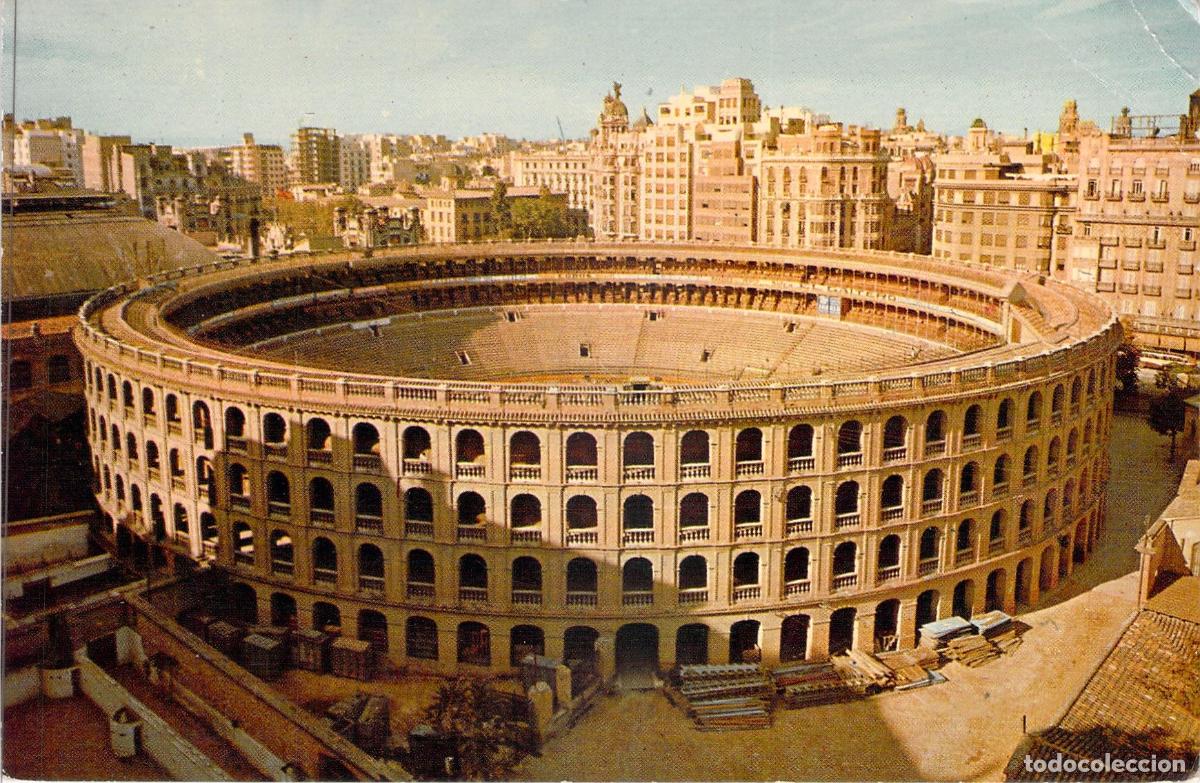 Postales: Postal de la Plaza de Toros de Valencia