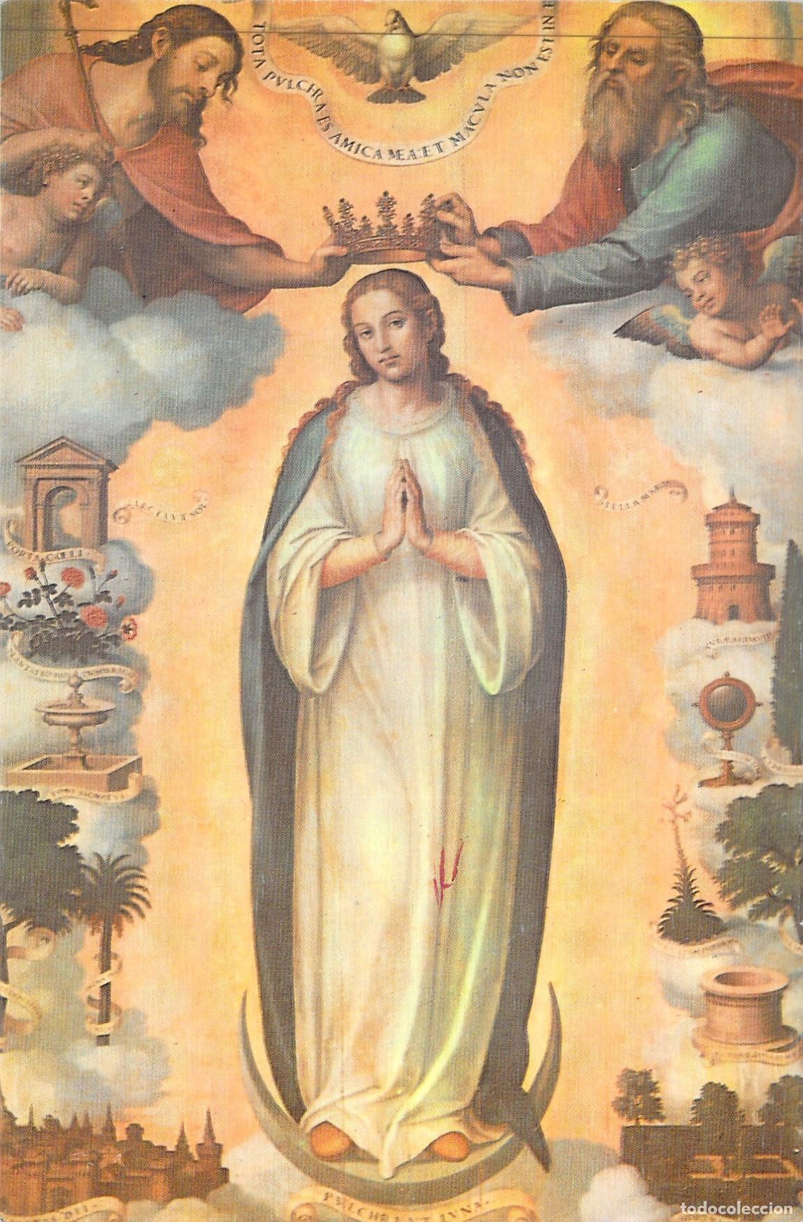 Postales: Postal Recordatorio Religioso Valencia, Mar&iacute;a Lourdes de Aguirre