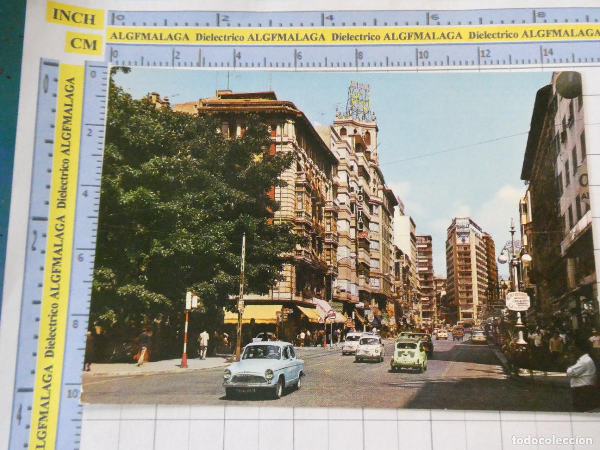 Postales: POSTAL DE ALICANTE. A&Ntilde;O 1964. RAMBLA M&Eacute;NDEZ N&Uacute;&Ntilde;EZ COCHES SEAT 600 SIMCA ARONDE P60 25 GARRABEL. 1385