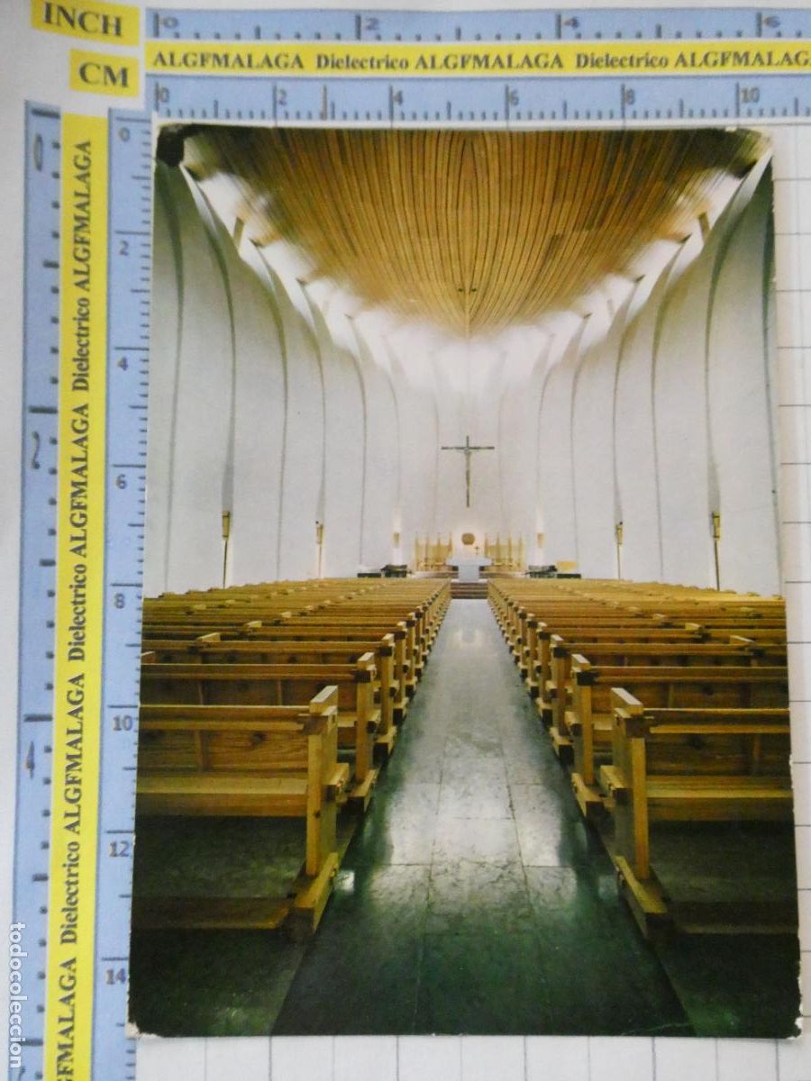 Postales: POSTAL DE ALICANTE. A&Ntilde;O 1968. JAVEA ADUANAS DEL MAR INTERIOR DE LA IGLESIA SANTA MAR&Iacute;A LORETO. 1389