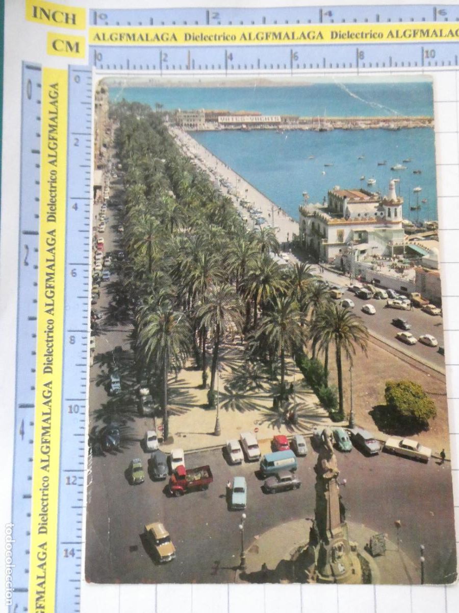 Postales: POSTAL DE ALICANTE. A&Ntilde;O 1966. MONUMENTO A CANALEJAS Y EXPLANADA 11 OSCAR. 1390