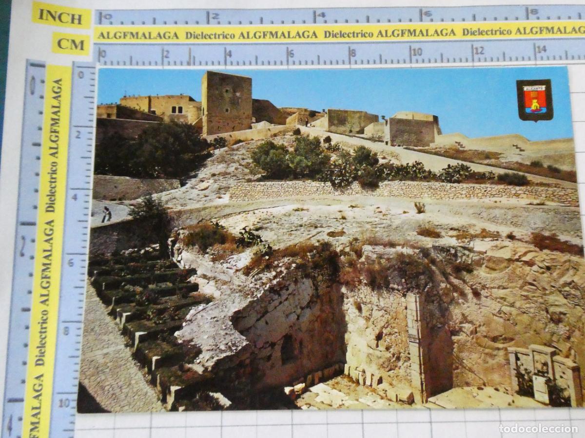 Postales: POSTAL DE ALICANTE. A&Ntilde;O 1972. CASTILLO DE SANTA B&Aacute;RBARA 206 ESCUDO ORO. 1398